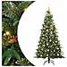 Albero di Natale Artificiale con Rami Pieghevoli Verde 210 cm - Foto miniatura 1