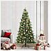 Albero di Natale Artificiale con Rami Pieghevoli Verde 210 cm - Foto miniatura 2