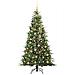 Albero di Natale Artificiale con Rami Pieghevoli Verde 210 cm - Foto miniatura 3