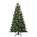 Albero di Natale Artificiale con Rami Pieghevoli Verde 210 cm - Foto miniatura 5