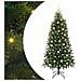 Albero di Natale artificiale con 300 LED Verde 180 cm PE e PVC - Foto miniatura 1