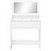 Tavoli da Trucco per Camera da Letto con cassetto Bianco Lucido - Foto miniatura 6