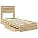 Letto con Contenitore con cassetto Rovere Sonoma 90 x 190 cm - Foto miniatura 5