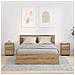 Comodini 2 pcs Rovere artigianale 30,5 x 30 x 43 cm - Foto miniatura 2