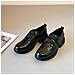 Scarpe Loafer Da Donna Slip-on Con Suola Spessa E Tacco Chunky 38 - Foto miniatura 3
