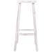 Sgabello In Legno Bianco 35x25x70h - Foto miniatura 3