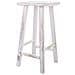 Sgabello In Legno Bianco 35x25x70h - Foto miniatura 4