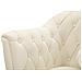 Poltrona Budapest Con Cuscino In Ferro E Tessuto Crema 88x83x91 Cm - Foto miniatura 6
