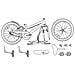 Bicicletta per Bambini 14 Pollici per bambini da 3 a 5 anni - Foto miniatura 8