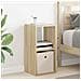 Comodino Rovere Sonoma 30,5 x 27 x 59,5 cm Legno multistrato - Foto miniatura 2