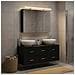 Set di mobili per il bagno 4 pcs Rovere Nero - Foto miniatura 4