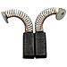 Spazzole di carbone per Kango 900. - 6,35 x 9,52 x 20 mm - coppia - Foto miniatura 1