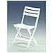 Sedia In Resina Pieghevole Bianc Pinta - Foto miniatura 2