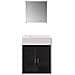 Set Mobili da Bagno con Lavabo 3 pz Nero - Foto miniatura 3