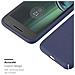 Custodia Compatibile Con Motorola Moto Z Play In Frosty Azzurro - Hard Case Coperchio Protettivo In Frosted Look Contro I Graffi E Gli Urti - Foto miniatura 4
