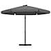 Ombrellone da Esterni con Palo in Acciaio 300 cm Antracite - Foto miniatura 5