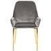Set Di 2 Sedie Da Pranzo In Velluto Grigio Loverna - Foto miniatura 10