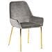 Set Di 2 Sedie Da Pranzo In Velluto Grigio Loverna - Foto miniatura 14