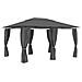 Gazebo Da Giardino Con Tende 4x3 M Antracite - Foto miniatura 4