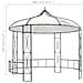 Gazebo 300x290 Cm Bianco Rotondo - Foto miniatura 6
