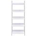 Scaffale Libri 5 Ripiani Bianco 60x27,6x158,5 Legno Multistrato - Foto miniatura 3