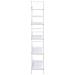 Scaffale Libri 5 Ripiani Bianco 60x27,6x158,5 Legno Multistrato - Foto miniatura 4