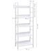 Scaffale Libri 5 Ripiani Bianco 60x27,6x158,5 Legno Multistrato - Foto miniatura 7