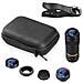 Kit Di Obiettivi Universale Per Smartphone, Grandangolo Fisheye Macro Cpl - Foto miniatura 10