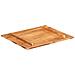 Piano Tavolo in Legno Massello di Acacia 15-16 mm 60x70 cm - Foto miniatura 5