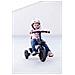 Triciclo Per Bambini Con Maniglia Di Comando Per Genitori, Cinture Di Sicurezza, Sella Comoda, Ruote Larghe, Tobi Vector Per Ragazzi E Ragazze, Prima Bicicletta, Colore: Grigio - Foto miniatura 7