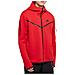 Felpa Da Uomo Con Cappuccio E Full Zip Tech Fleece Rossa Taglia Xl Codice Cu4489-657 - Foto miniatura 1