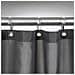 Tenda da Doccia Madeira 240x200 cm Grigio - Foto miniatura 2