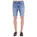 Short Uomo Slim In Denim Chiaro - Foto miniatura 1