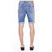 Short Uomo Slim In Denim Chiaro - Foto miniatura 4