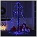 Albero di Natale a Cono 200 LED per Interni Esterni 98x150 cm - Foto miniatura 1