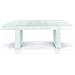 Tavolo In Legno Nobilitato Bianco Consumato Allungabile 180x100 Cm - 480x100 Cm - Foto miniatura 1