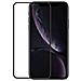 Cover Completa In Gomma 3d In Vetro Temperato Nera Per Iphone Xr / 11 Incl. Telaio Di Montaggio - Foto miniatura 1