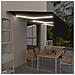 Tenda Automatica Con Parasole Sensore Vento E Led 6x3m Antracite - Foto miniatura 6