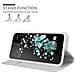 Custodia Compatibile Con Htc U Play In Classy Argento - Coperchio Protettiva Con Chiusura Magnetica, Funzione Stand E Tasca Per Le Carte - Foto miniatura 3