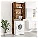 Mobile per Lavatrice Rovere Fumo 64x25,5x190 cm - Foto miniatura 2