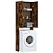 Mobile per Lavatrice Rovere Fumo 64x25,5x190 cm - Foto miniatura 9