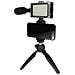 Kit Da Vlog Con Treppiedi Rigido, Microfono E Faretto A Led Puluz - Foto miniatura 2