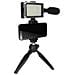 Kit Da Vlog Con Treppiedi Rigido, Microfono E Faretto A Led Puluz - Foto miniatura 1