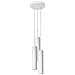 Lampada A Sospensione Metallo Lagos 3p Bianco 1100xø200 Mm Metallo - Foto miniatura 4