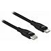 86636 Cavo Usb 0,5 M Usb 2.0 Usb C Usb C /lightning Nero - Foto miniatura 1