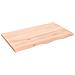 Piano per Tavolo 100x60x (2-4) cm in Rovere Massello Non Trattato - Foto miniatura 2
