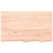 Piano per Tavolo 100x60x (2-4) cm in Rovere Massello Non Trattato - Foto miniatura 3