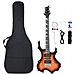 Chitarra Elettrica Principianti E Custodia Marrone Nera 4/4 39"" - Foto miniatura 2
