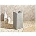 Vaso Da Fiori Argilla Grigio Tortora 33 X 33 X 70 Cm Dion - Foto miniatura 1