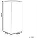 Vaso Da Fiori Argilla Grigio Tortora 33 X 33 X 70 Cm Dion - Foto miniatura 4